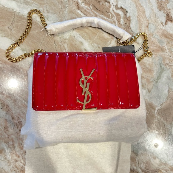 Has been SOLD Saint Laurent Matelassé Red BAG - Picture 6 of 6